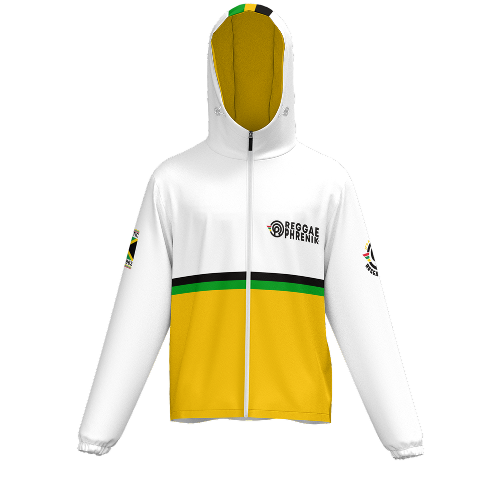 JA-1962  Full-Zip Water-Resistant Hooded Windbreaker