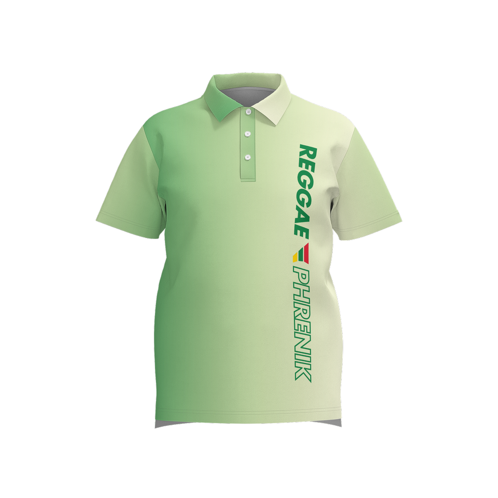 Men's Vertical Gradient Moisture Wicking Lightweight  Quick-Dry Polo Shirt