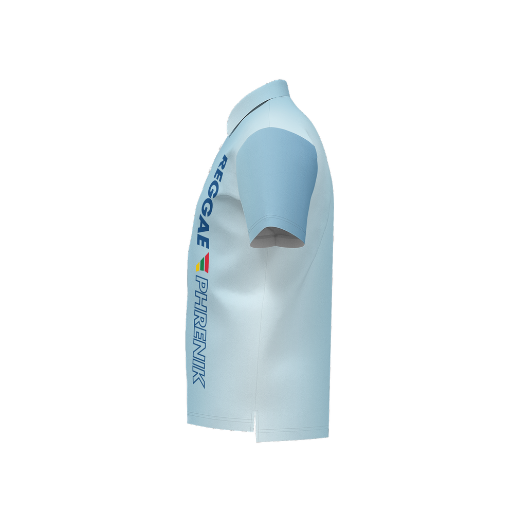 Men's Vertical Gradient Moisture Wicking Lightweight  Quick-Dry Polo Shirt