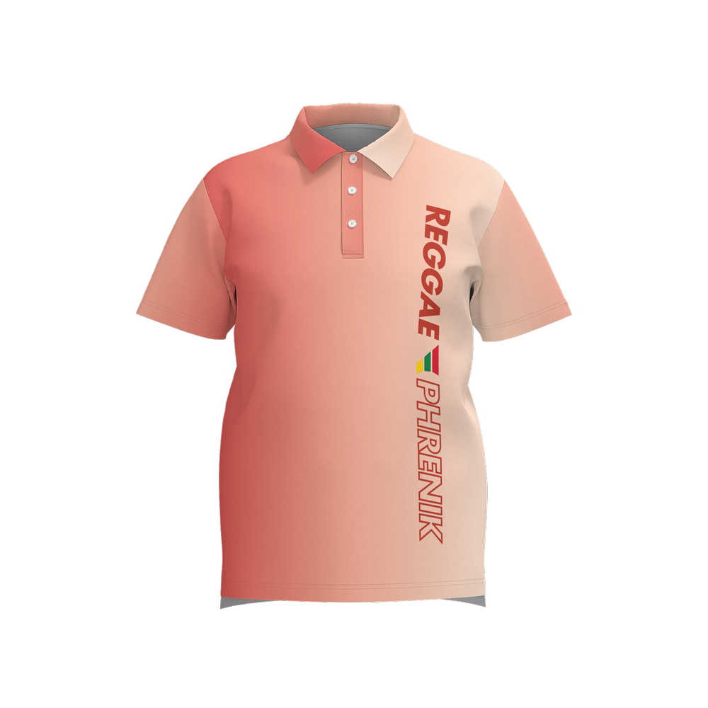 Men's Vertical Gradient Moisture Wicking Lightweight  Quick-Dry Polo Shirt