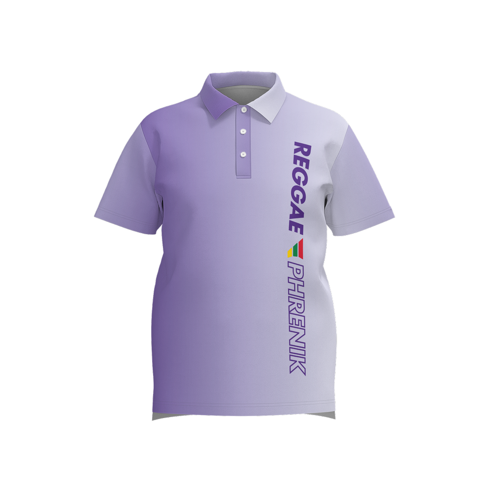 Men's Vertical Gradient Moisture Wicking Lightweight  Quick-Dry Polo Shirt