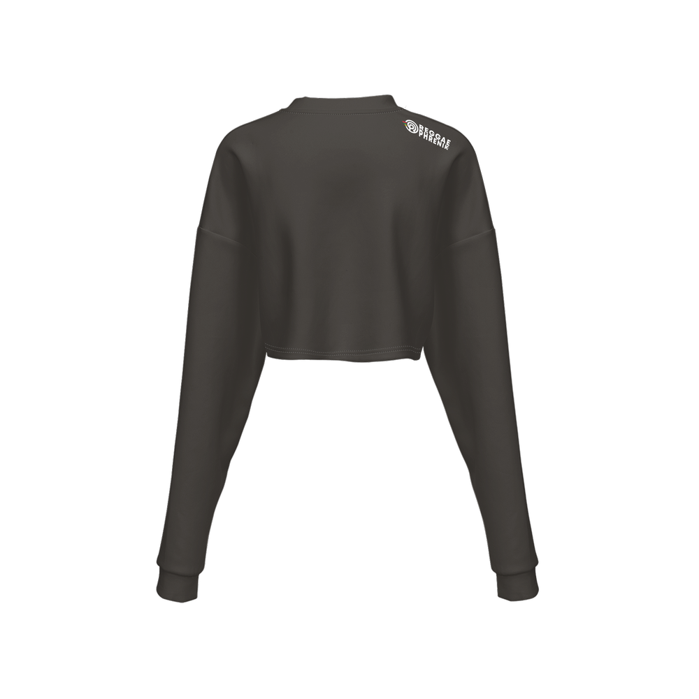 Women's Cropped Scuba-Knit Frenik Sweatshirt