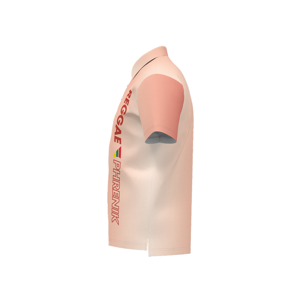 Men's Vertical Gradient Moisture Wicking Lightweight  Quick-Dry Polo Shirt