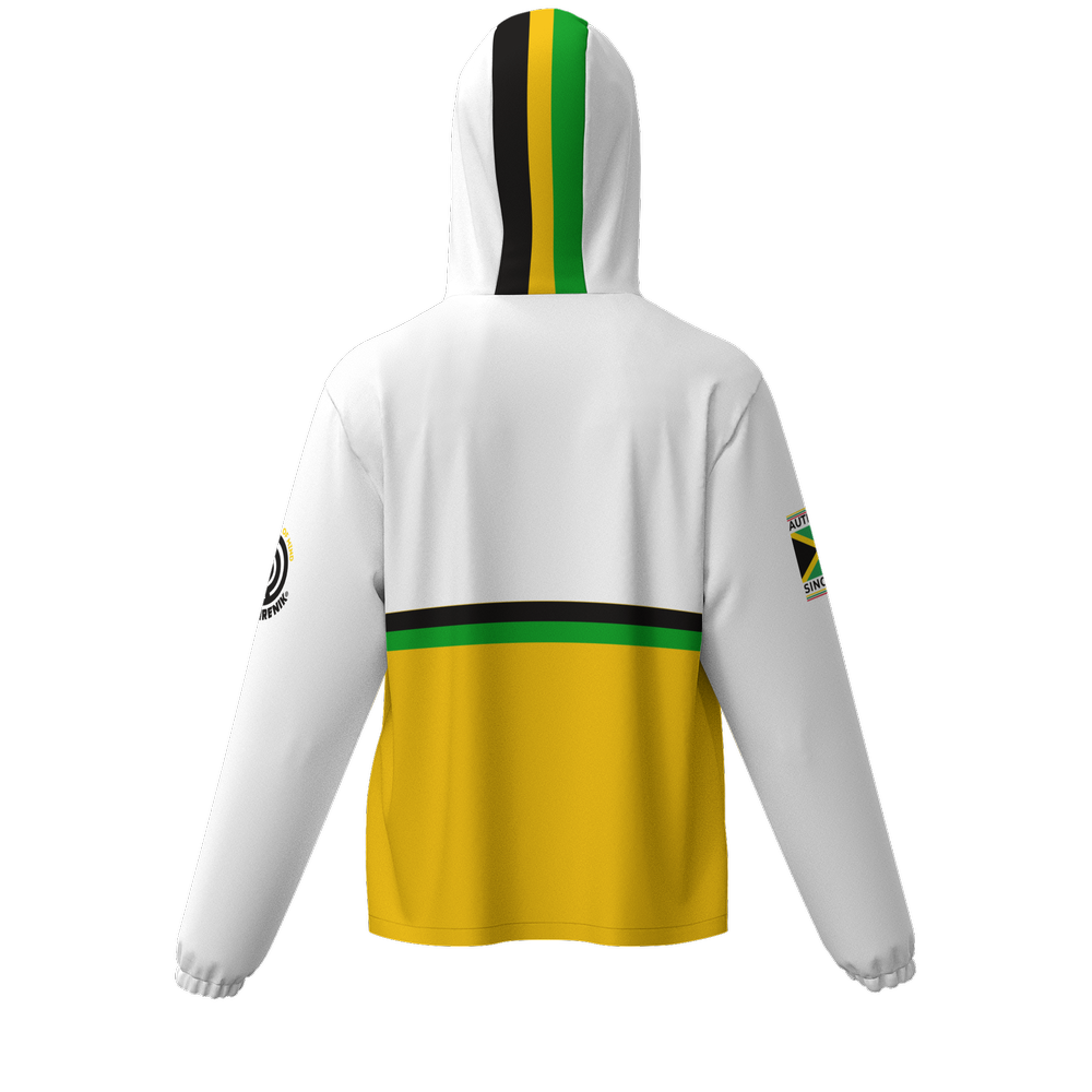 JA-1962  Full-Zip Water-Resistant Hooded Windbreaker
