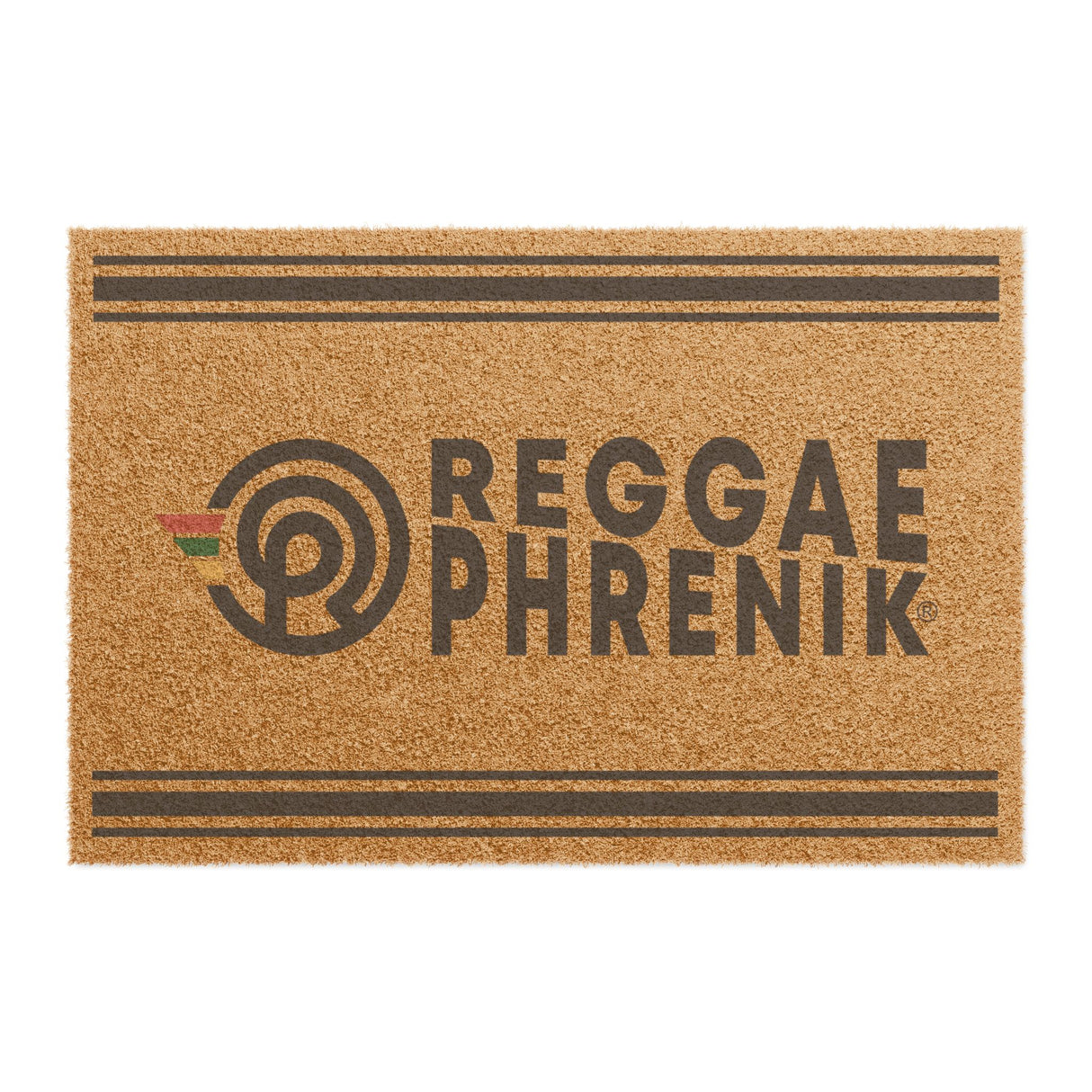 ReggaePhrenik Split Logo Coconut Fiber Doormat