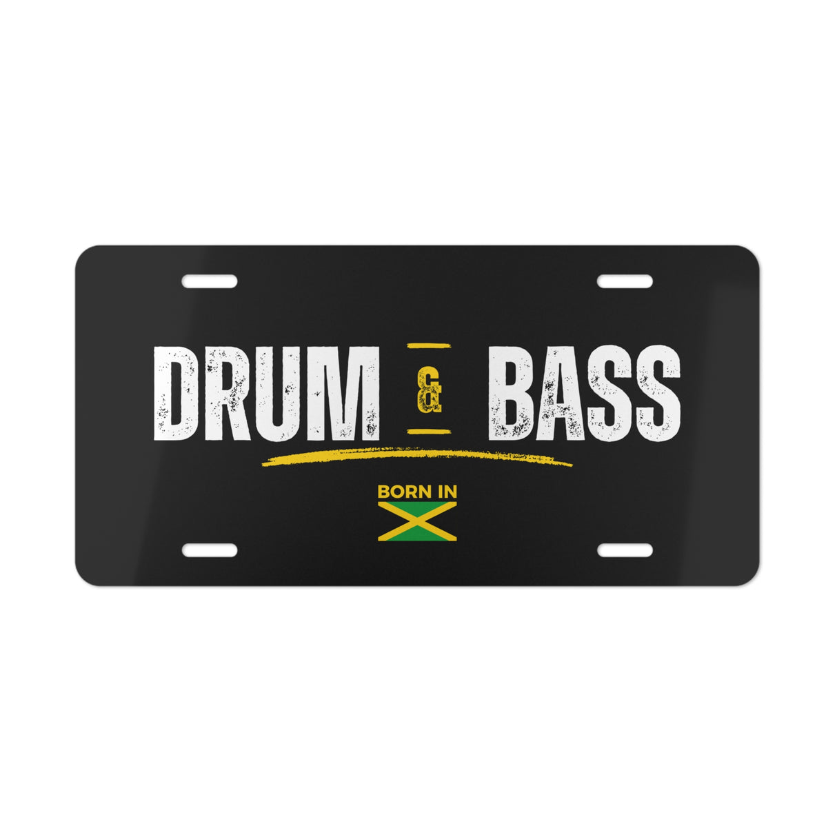 ReggaePhrenik® Drum & Bass Metal Vanity Plate