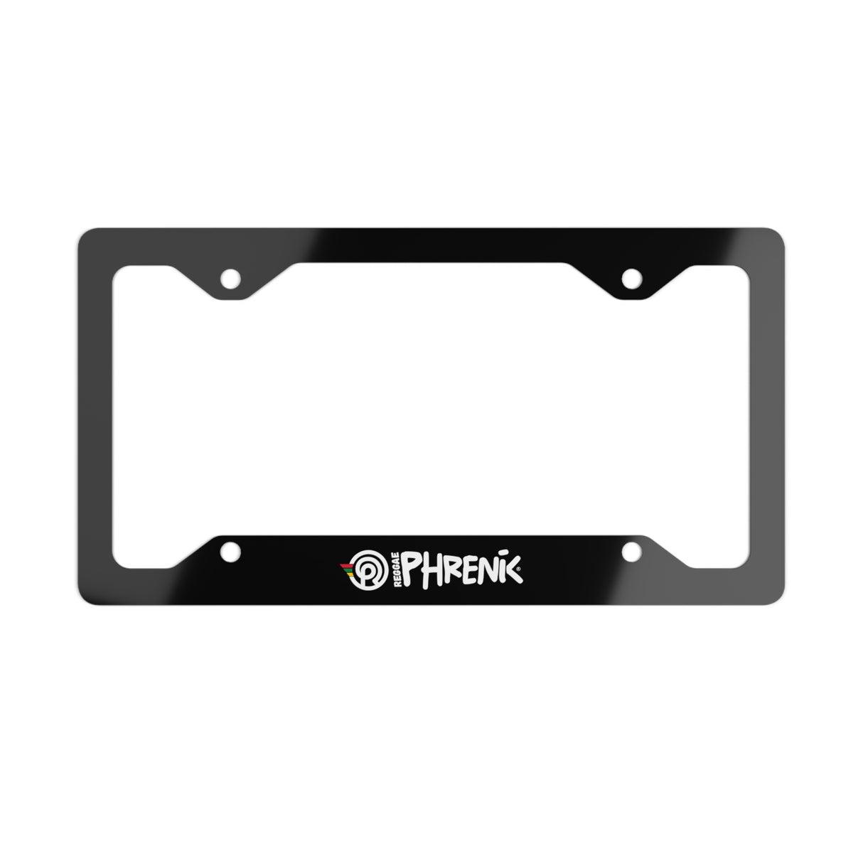 ReggaePhrenik® Metal License Plate Frame