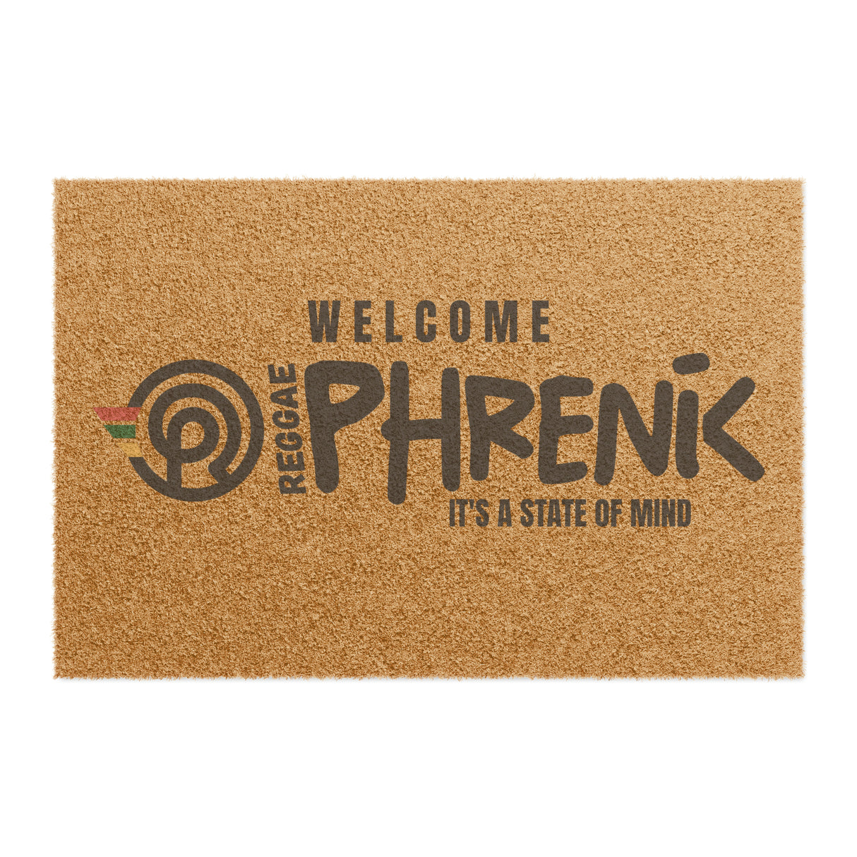 ReggaePhrenik Welcome Coconut Fiber Doormat