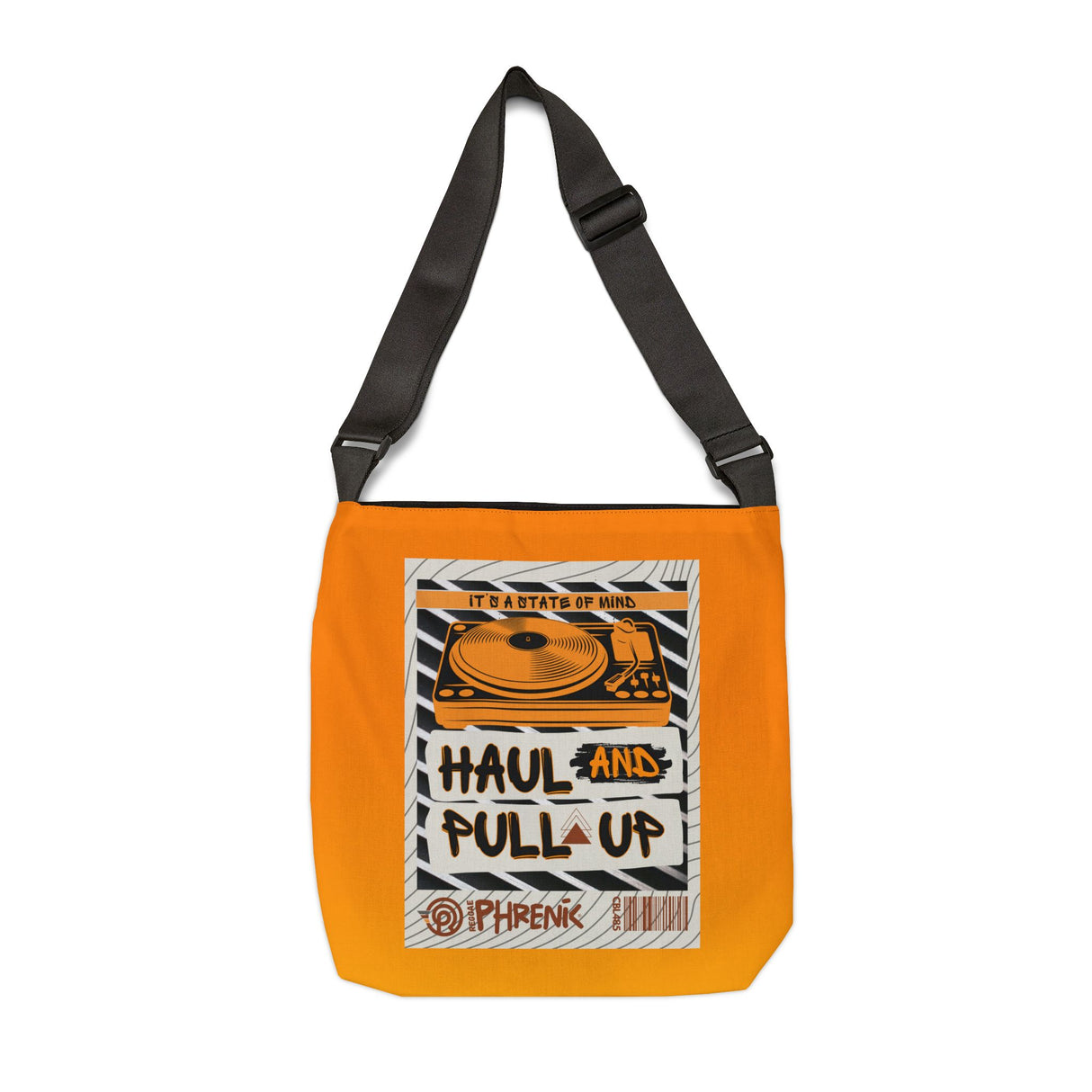 ReggaePhrenik® Haul and Pull-Up Adjustable Strap  Sunset Tote