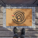 ReggaePhrenik Circular Logo Coconut Fiber Doormat