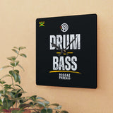 Drum and Bass Acrylic Wall Clock