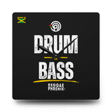 Drum and Bass Acrylic Wall Clock