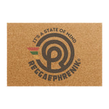 ReggaePhrenik Circular Logo Coconut Fiber Doormat