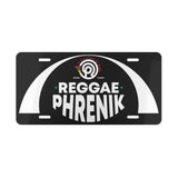 ReggaePhrenik®  Arc-Down Metal Vanity Plate