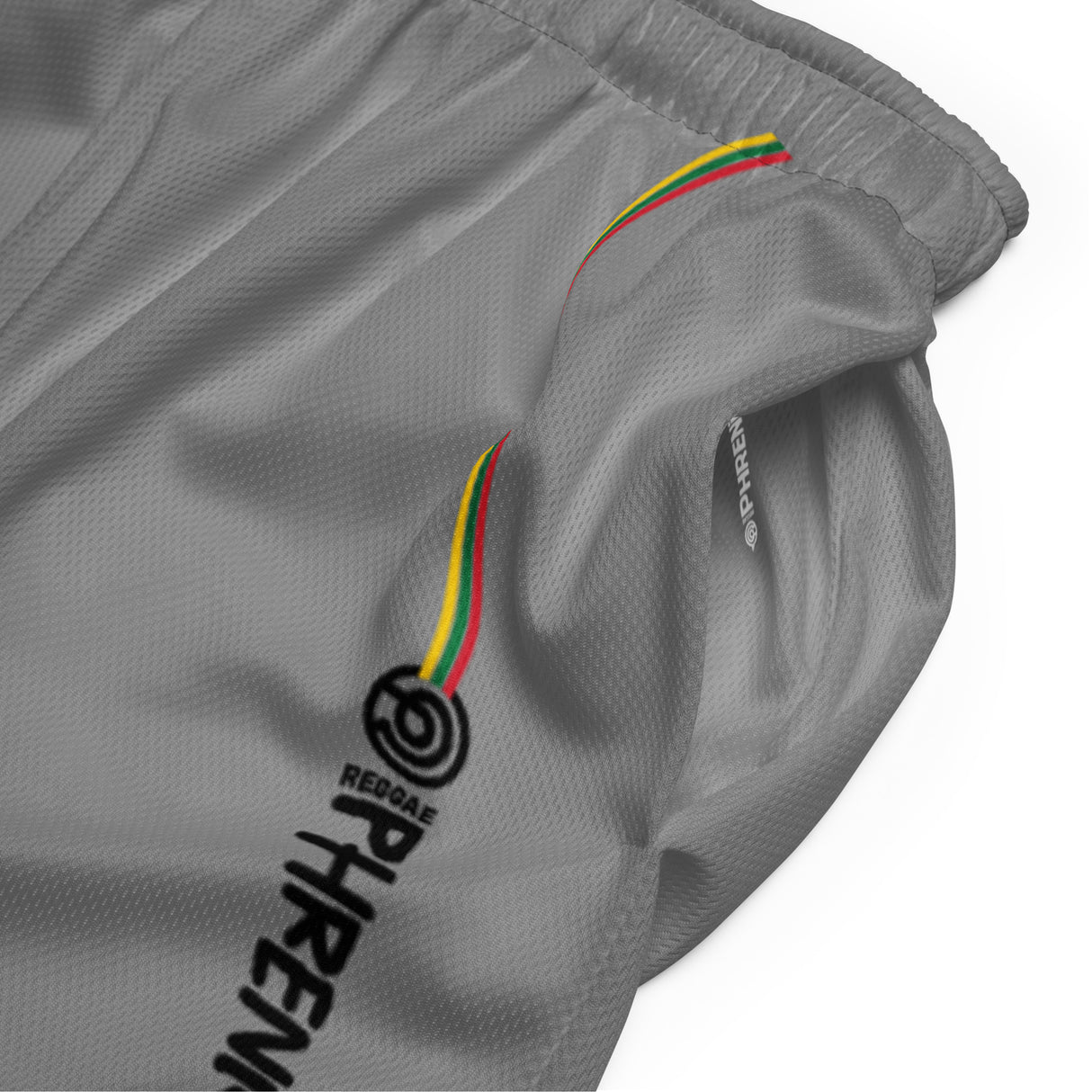 REGGAEPHRENIK® LONG LINES RECYCLED MESH SHORTS