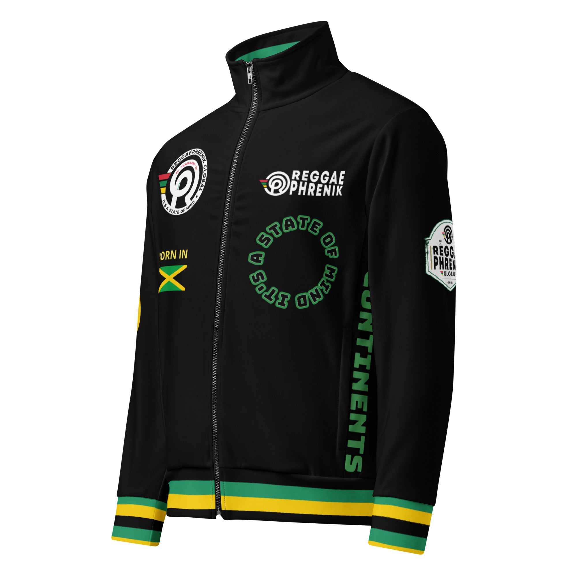 ReggaePhrenik® Icons Full-Zip Track Jacket – Reggaephrenik