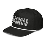 Split Logo Embroidered Rope Cap