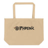 Phrenik Logo Embroidered Organic Tote Bag