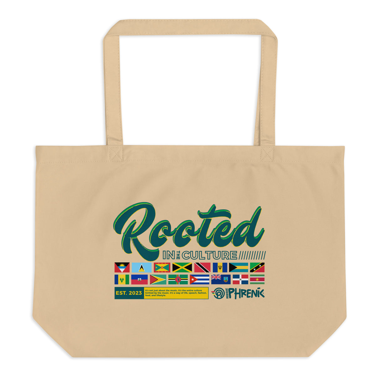 Rooted Oversized Organic Tote