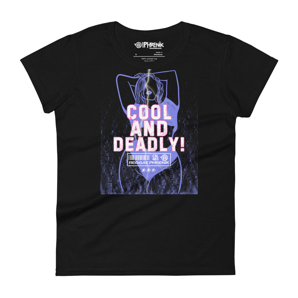 Cool and Deadly Women's silhouette tee