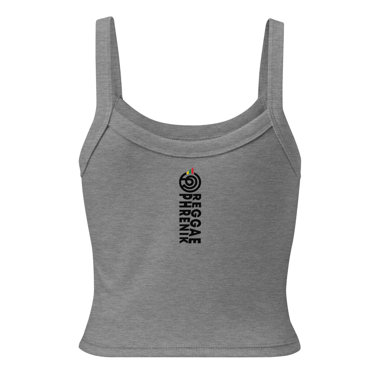 "I'm a ReggaePhrenik" Micro-rib Stretch Fit Tank Top