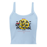 "I'm a ReggaePhrenik" Micro-rib Stretch Fit Tank Top