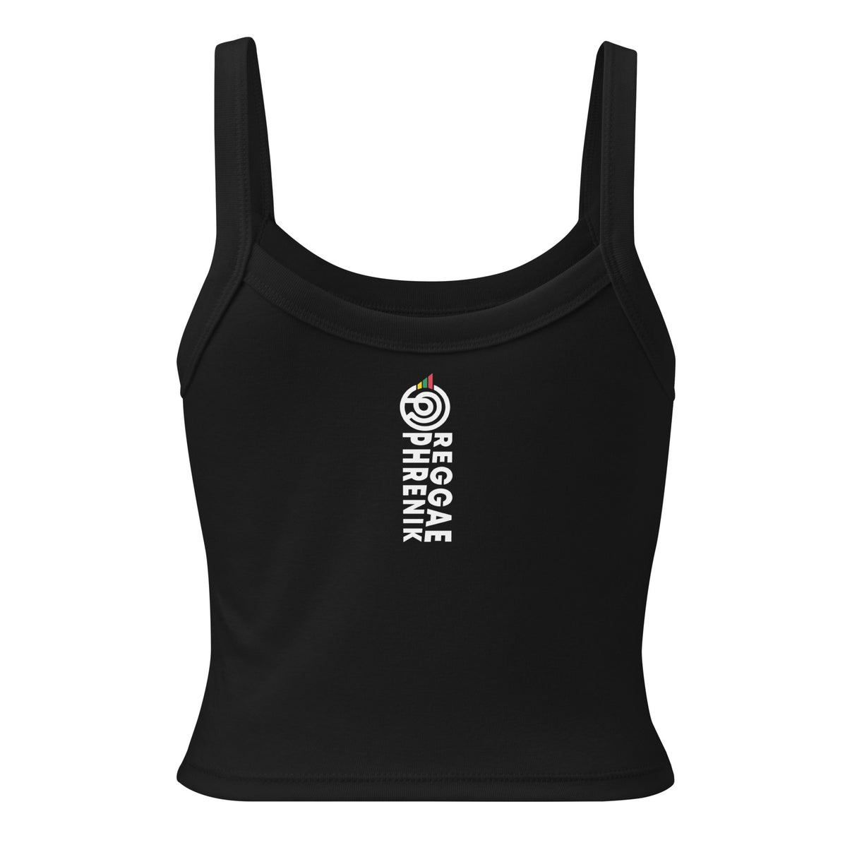 "I'm a ReggaePhrenik" Micro-rib Stretch Fit Tank Top