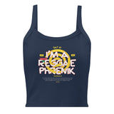 "I'm a ReggaePhrenik" Micro-rib Stretch Fit Tank Top