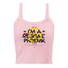 "I'm a ReggaePhrenik" Micro-rib Stretch Fit Tank Top