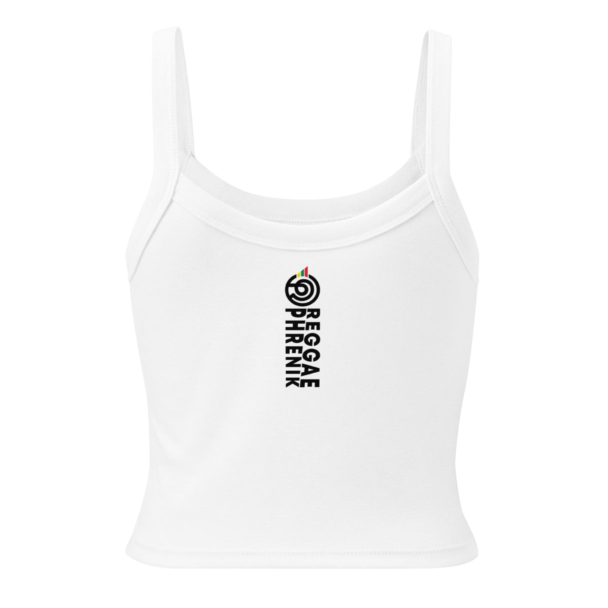 "I'm a ReggaePhrenik" Micro-rib Stretch Fit Tank Top