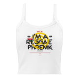 "I'm a ReggaePhrenik" Micro-rib Stretch Fit Tank Top