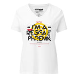 Women’s "I'm a ReggaePhrenik" Soft V-neck Tee